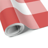 Christmas Red Buffalo Kariert Geschenkpapier (Rolleneckpunkt)