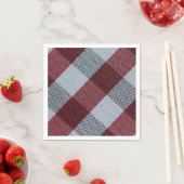 Christmas Red Buffalo Kariertes Muster Serviette (Beispiel)