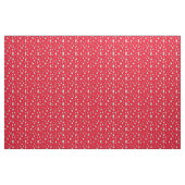 Christmas Red Candy Cane Stars Sleds Muster Stoff (Yard (91,4 cm))