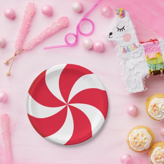 CHRISTMAS RED CANDY PAPPTELLER (Party)