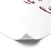 Christmas Red Cardinal Jesus Reason for Season Poster (Ecke)