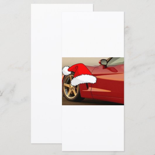 Christmas Red Corvette (Vorne/Hinten)