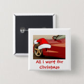 Christmas Red Corvette Button (Vorne & Hinten)