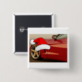 Christmas Red Corvette Button (Vorne & Hinten)