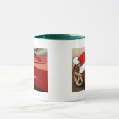Christmas Red Corvette Tasse (Zentrum)