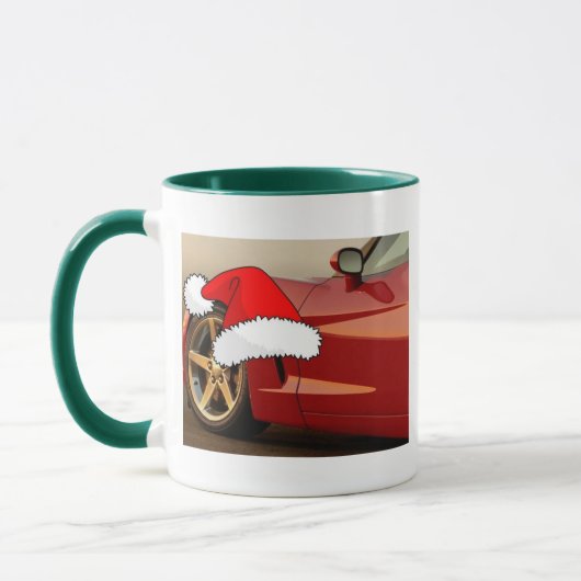 Christmas Red Corvette Tasse (Links)