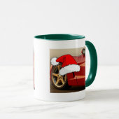 Christmas Red Corvette Tasse (VorderseiteRechts)