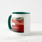 Christmas Red Corvette Tasse (Vorderseite Links)