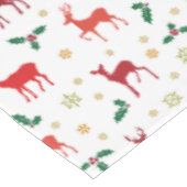 Christmas Red Deers Tablecloth Tischdecke (Schrägansicht)