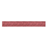 Christmas Red Faux Glitter Holiday Ripsband (Vorderseite)