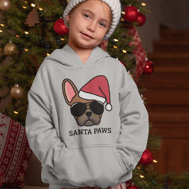 Christmas Red Fawn French Bulldog Hoodie