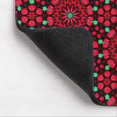 Christmas Red Floral Mousepad (Ecke)