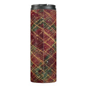 Christmas, Red Gold Green ,White Merry Christmas Thermosbecher (Rückseite)