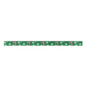 Christmas Red Green Candy Cane Satinband (Vorderseite)