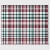 Christmas Red Green Kariert Geschenkpapier (Flach)