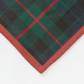 Christmas Red Green Tartan Kariert Oma Opa Fleecedecke (Ecke)