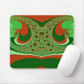 CHRISTMAS ~ Red Green White Mouse Pad Mousepad (Mit Mouse)