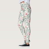Christmas Red Holly Berries Leggings (Links)