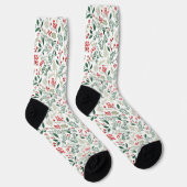 Christmas Red Holly Berries Socken (Rechts)