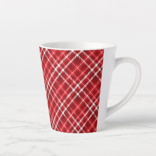 Christmas Red Kariert Pattern Design-62667 Milchtasse