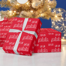Christmas red modern Wrapping Paper Geschenkpapier
