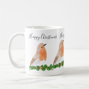 Christmas Red Robin Kaffeetasse