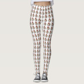 Christmas Red Robin Leggings (Vorderseite)