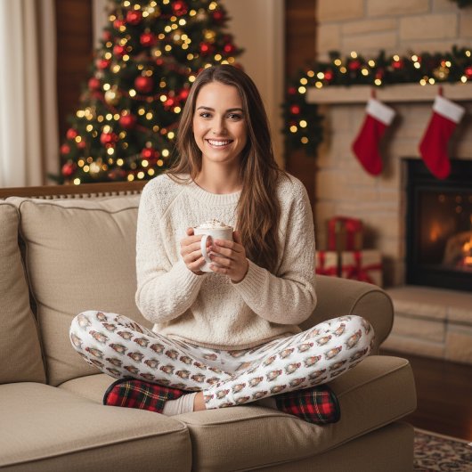 Christmas Red Robin Leggings