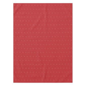 Christmas Red Simple Minimalistisch Elegantes Must Tischdecke (Vorderseite)