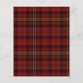 CHRISTMAS Red Tartan Foto Collage Flyer (Hinten)
