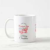 Christmas Red Truck von Sommer Hamilton Coffee Tas Kaffeetasse (Links)