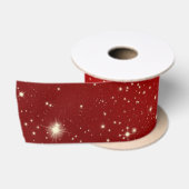 Christmas Red Twinkle Satinband (Spule)