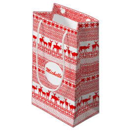 CHRISTMAS REIN DEER LAPLAND PATTERS Geschenktasche Kleine Geschenktüte