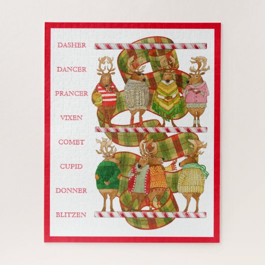 CHRISTMAS REINDEER 16x20 Puzzle (Vertikal)