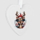 christmas Reindeer (1) Ornament (Vorderseite)