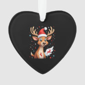 christmas Reindeer (1) Ornament (Vorderseite)