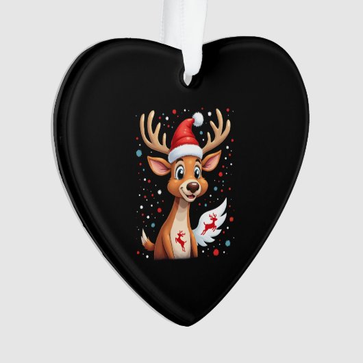 christmas Reindeer (1) Ornament (Vorderseite)