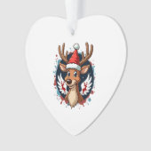 christmas Reindeer (2) Ornament (Vorderseite)