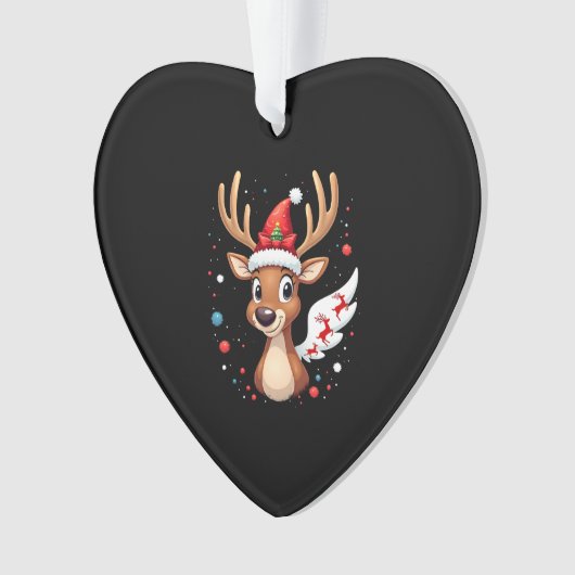 christmas Reindeer (5) Ornament (Vorderseite)