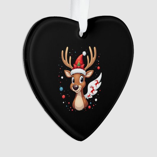 christmas Reindeer (5) Ornament (Vorderseite)