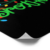 Christmas Reindeer Antlers Brother T Shirt Poster (Ecke)