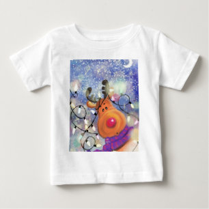 Christmas Reindeer Baby T - Shirt