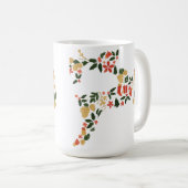 Christmas Reindeer Collage – Festive Holida Kaffeetasse (VorderseiteRechts)