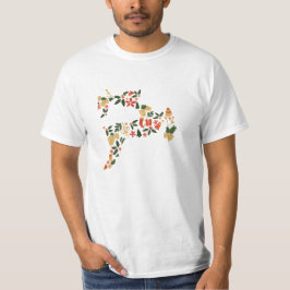 Christmas Reindeer Collage – Festive Holida T-Shirt