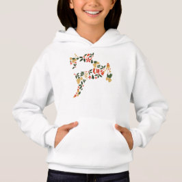 Christmas Reindeer Collage Hoodie – Festive Holida