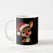 Christmas Reindeer Crochet Cute Merry Christmas Re Kaffeetasse (Links)