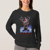 Christmas Reindeer Dark Shirt (Vorderseite)