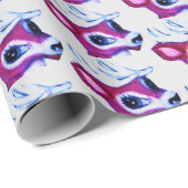 CHRISTMAS REINDEER GESCHENKPAPIER (Rolleneckpunkt)