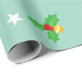 Christmas Reindeer Geschenkpapier (Rolleneckpunkt)