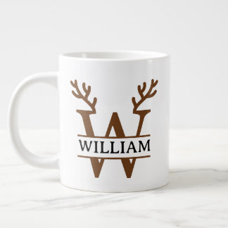 Christmas Reindeer holiday Mug, Custom winter  Jumbo-Tasse